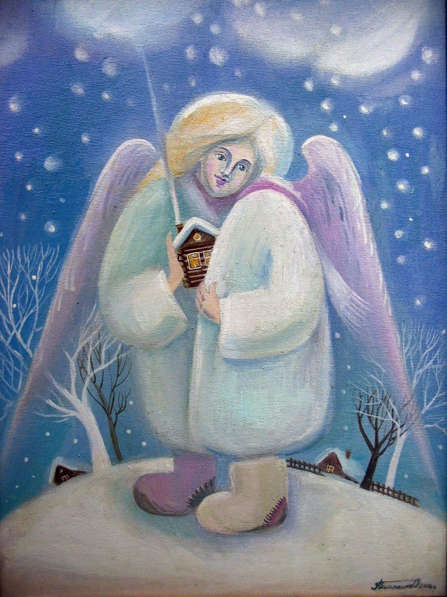 Ольга Величко живопись зима